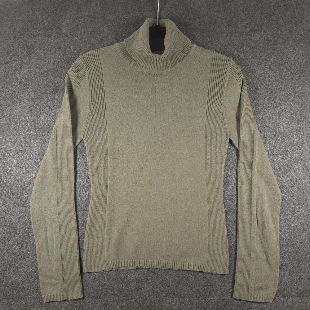 OXFORD & FULHAM Sweater Femme Size Large Grey Green 100% Cotton Australian Brand
